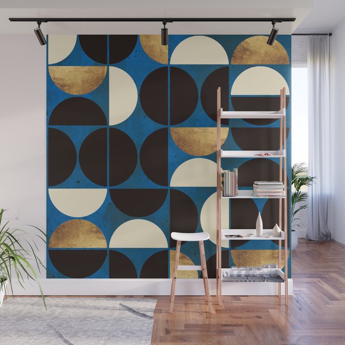 Retro Moon Wall Mural Gallery Image 1
