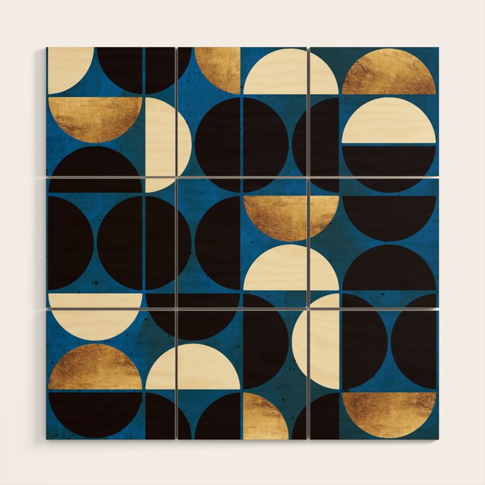 Retro Moon Wood Wall Art Gallery Image 1