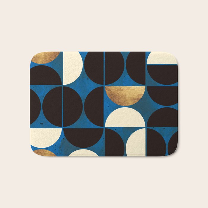 Retro Moon Bath Mat Gallery Image 1