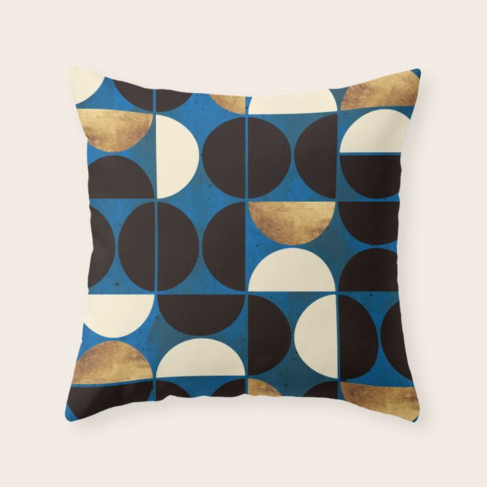 Retro Moon Throw Pillow Gallery Image 6