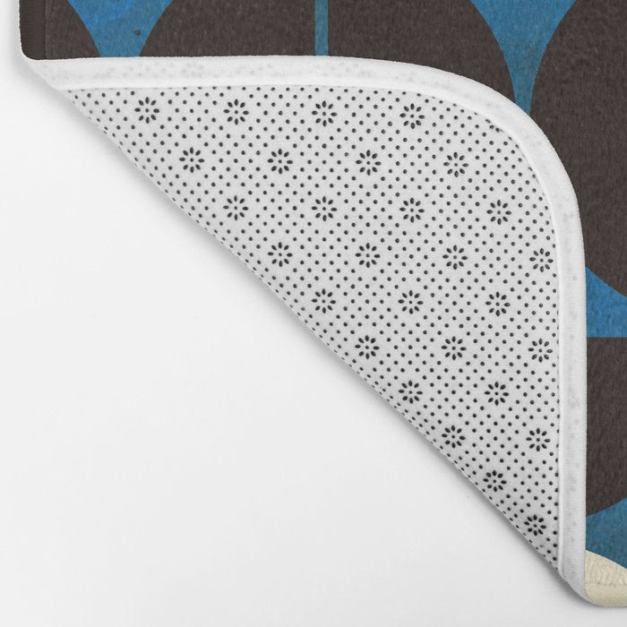 Retro Moon Bath Mat Gallery Image 2