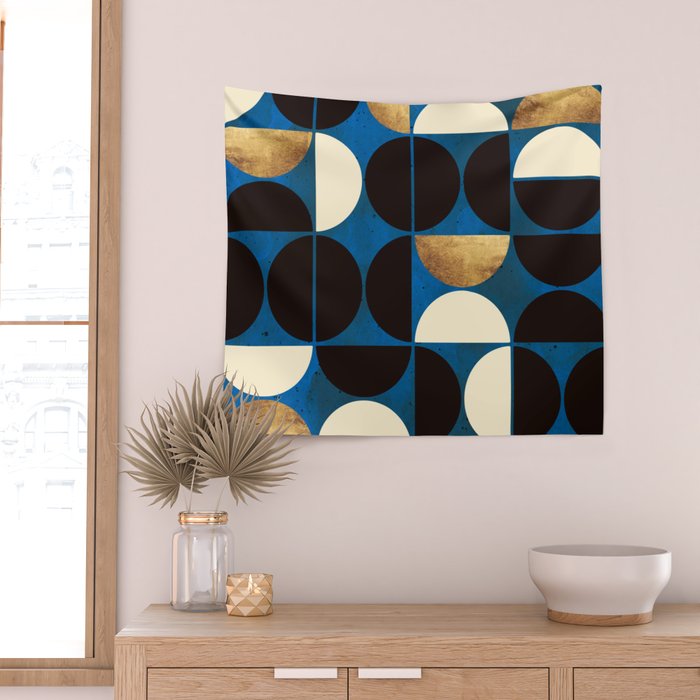 Retro Moon Wall Tapestry Gallery Image 2