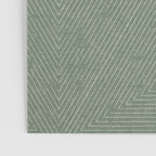 boho triangle stripes - sage Poster Gallery Image 3
