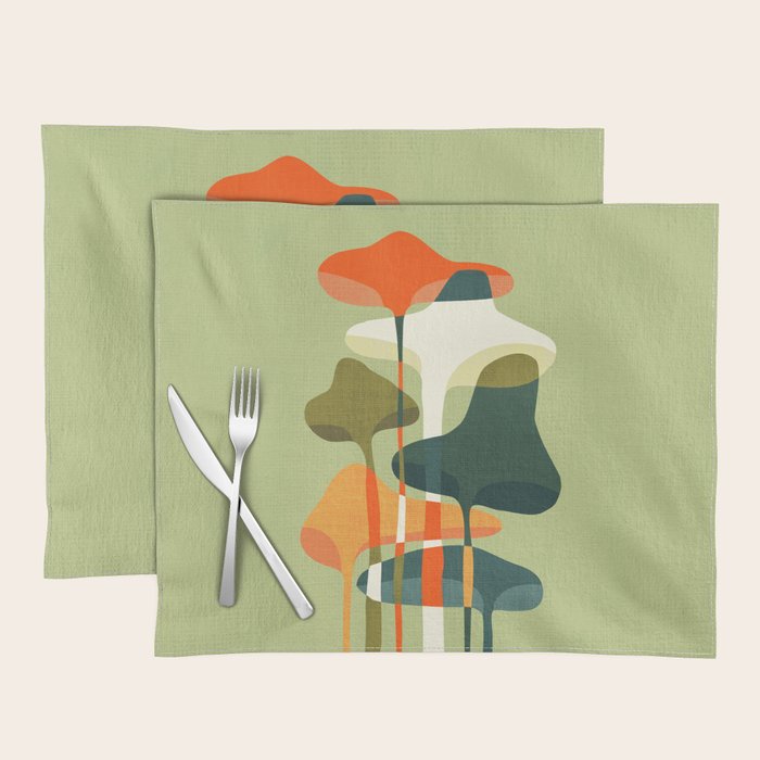 Little mushroom Placemat Gallery Image 1