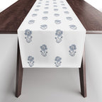 Hydrangea Block Print Table Runner Gallery Image 1