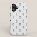 Hydrangea Block Print iPhone Case Gallery Image 1
