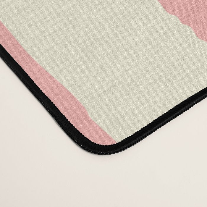Pomodoro Tomatoes Retro Pink Stripes Desk Mat Gallery Image 4