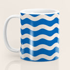 Indigo Waves in Blue and White Coffee Mug Gallery Image 3
