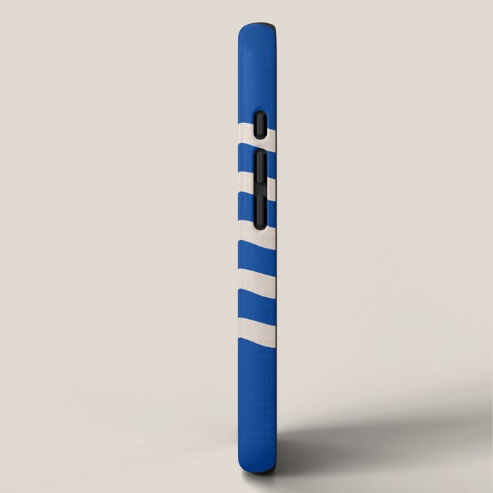 Indigo Waves in Blue and White iPhone Case Gallery Image 2