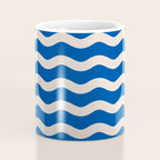 Indigo Waves in Blue and White Coffee Mug Gallery Image 4