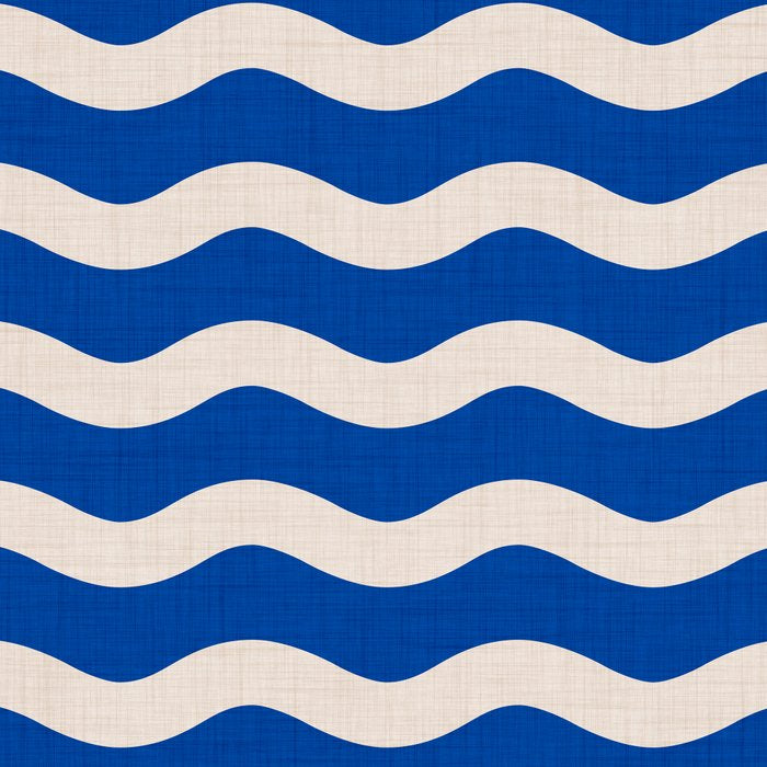 Indigo Waves in Blue and White Coffee Mug Gallery Image 2