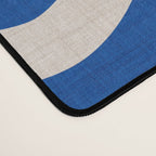 Indigo Waves in Blue and White Desk Mat Gallery Image 4