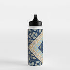 Sun Moon and Stars Celestial Blue Water Bottle Gallery Image 3