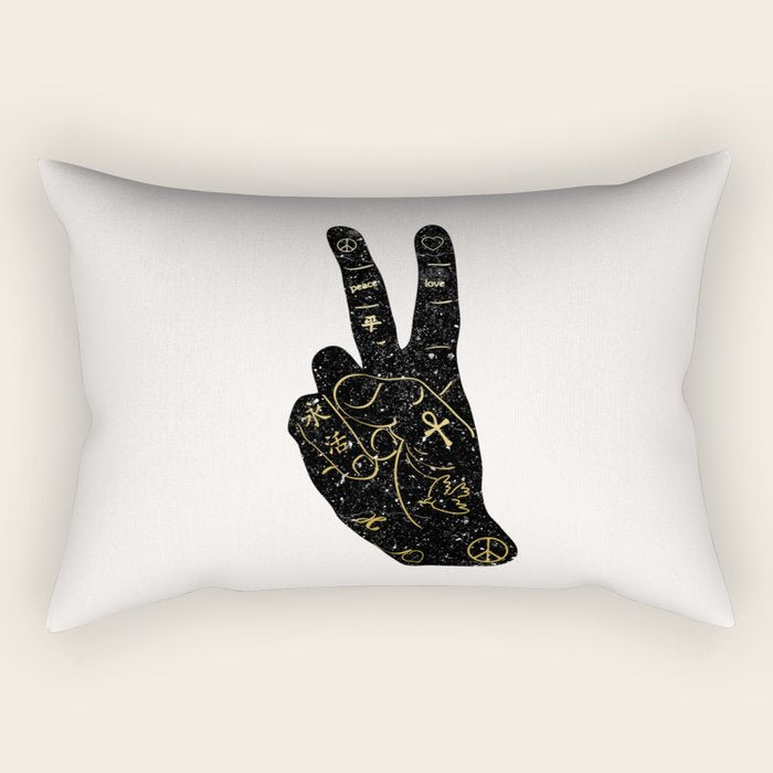 Peace Rectangular Pillow Gallery Image 1