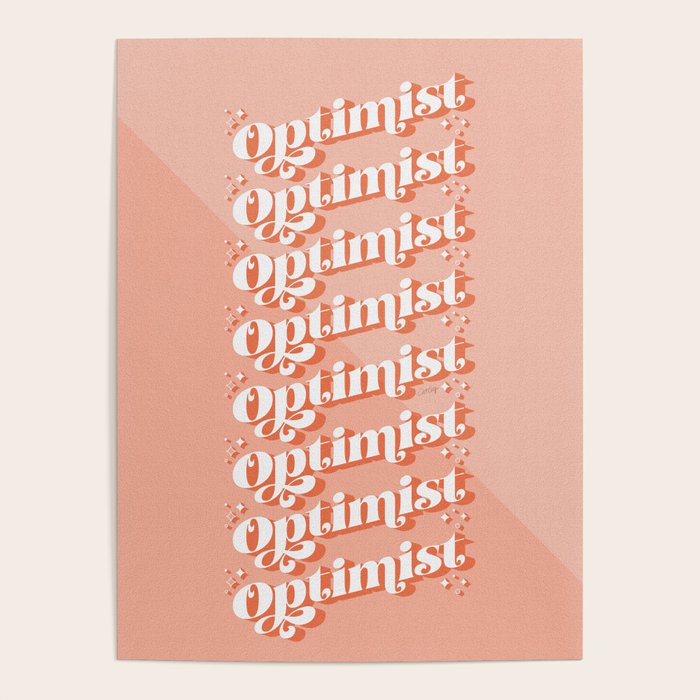 Optimist - Blush Poster Gallery Image 1
