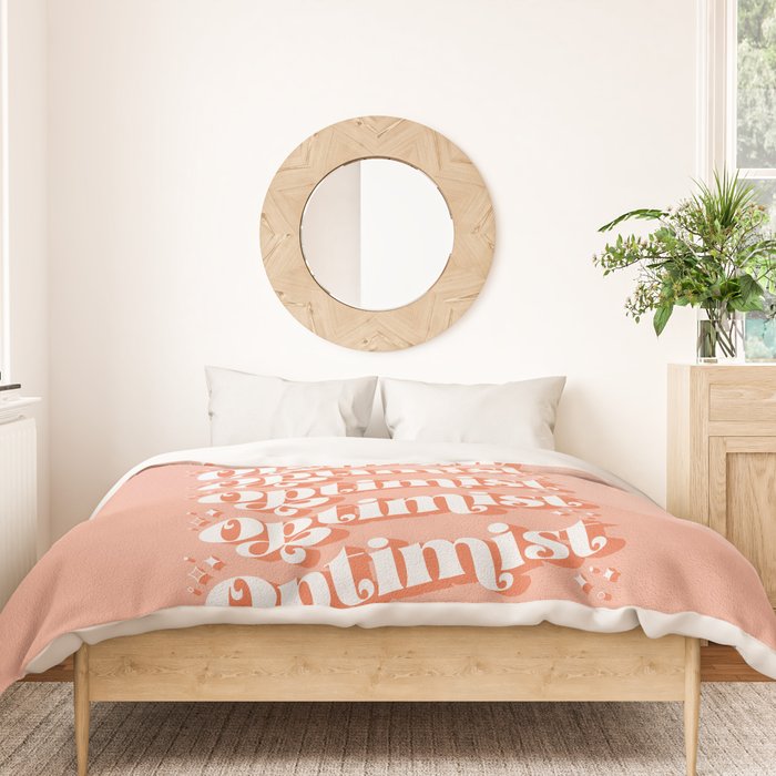 Optimist - Blush Duvet Cover Gallery Image 3