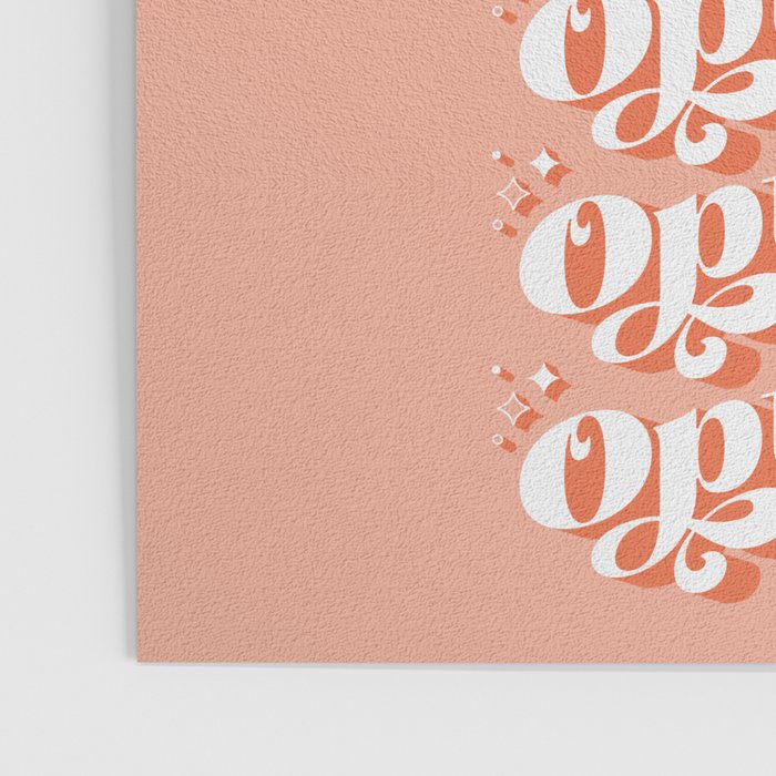 Optimist - Blush Poster Gallery Image 3