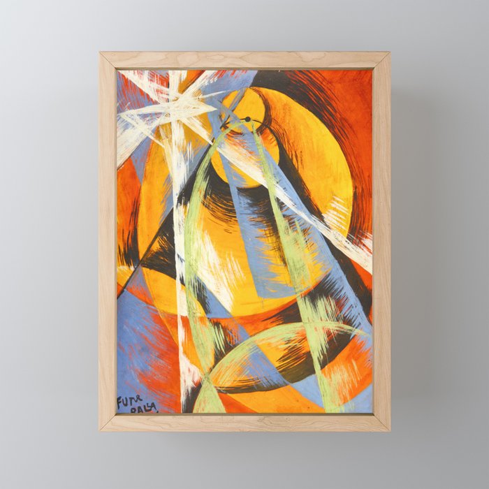 Transit of Mercury by Giacomo Balla, 1914 Mini Art Print Gallery Image 1