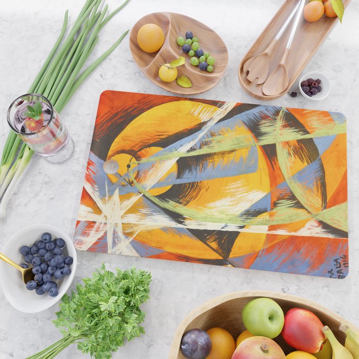 Transit of Mercury by Giacomo Balla, 1914 Cutting Board Gallery Image 2