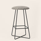 hand drawn light lines â charcoal Stool Gallery Image 1