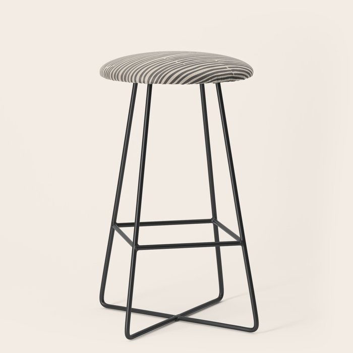 hand drawn light lines â charcoal Stool Gallery Image 1