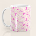 Pasta Noodles in Pink  Coffee Mug Gallery Image 3