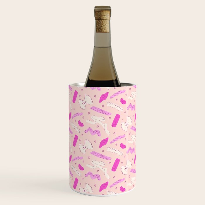 Pasta Noodles in Pink  Wine Chiller Gallery Image 1