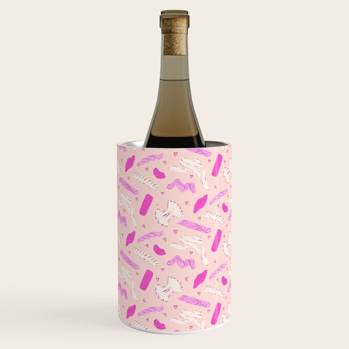 Pasta Noodles in Pink  Wine Chiller Gallery Image 2