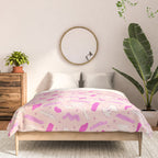 Pasta Noodles in Pink  Comforter Gallery Image 3