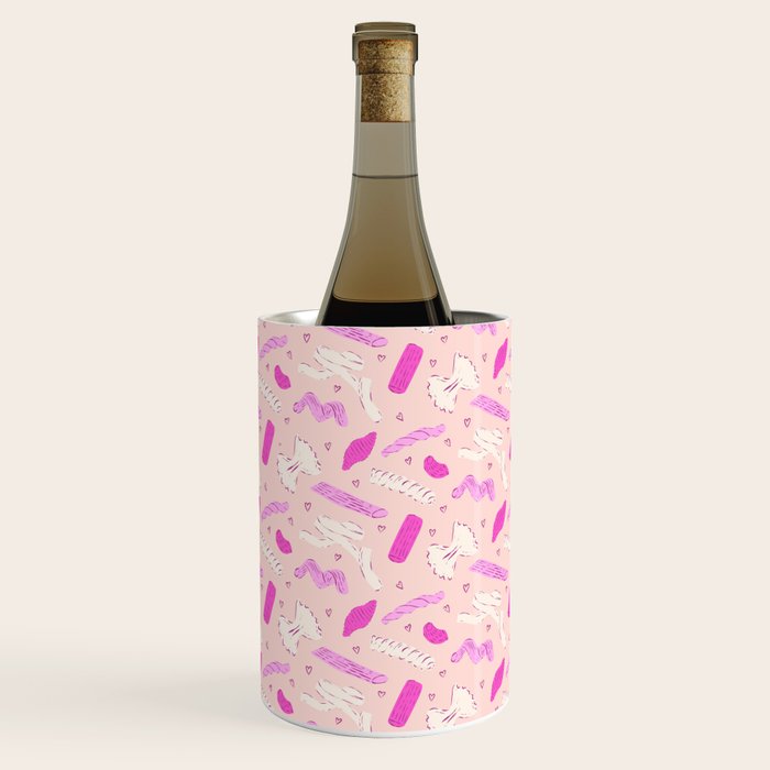Pasta Noodles in Pink  Wine Chiller Gallery Image 3