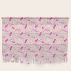 Pasta Noodles in Pink  Wall Hanging Gallery Image 1