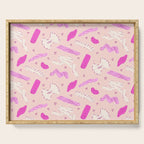 Pasta Noodles in Pink  Serving Tray Gallery Image 1