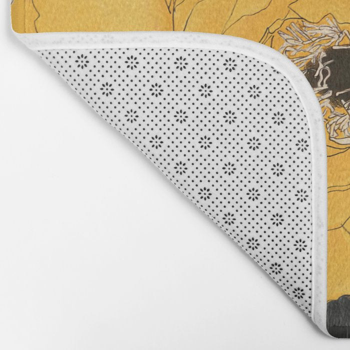 Bouquet Gift Yellow Bath Mat Gallery Image 2