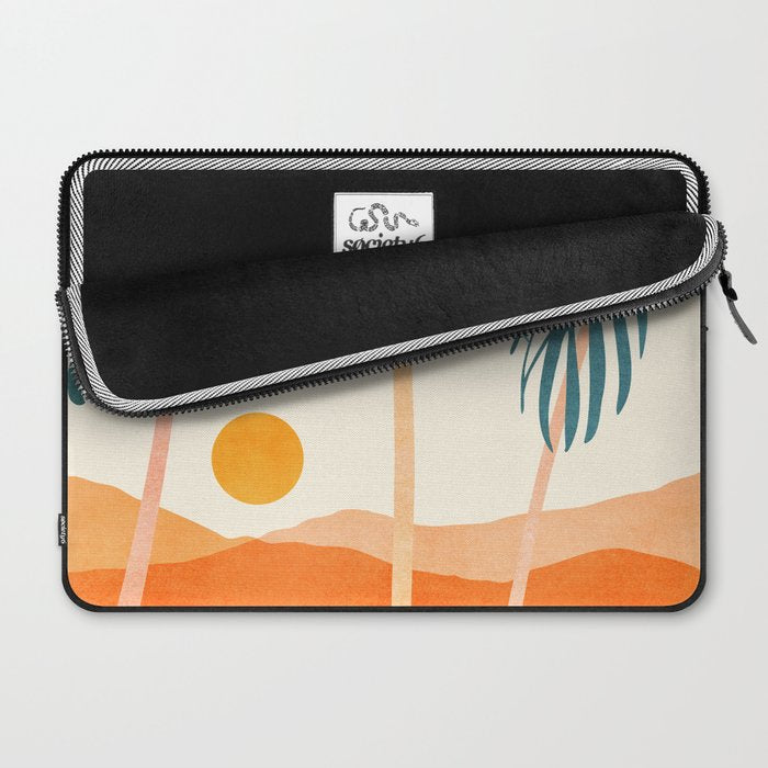 Palm Island Sunset Landscape Laptop Sleeve Gallery Image 2
