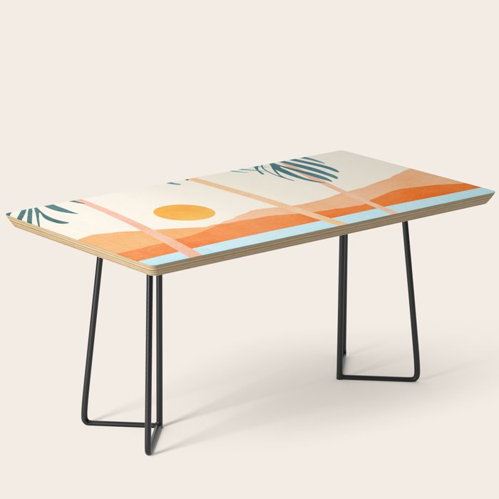 Palm Island Sunset Landscape Coffee Table Gallery Image 1