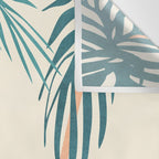 Palm Island Sunset Landscape Wall Tapestry Gallery Image 3