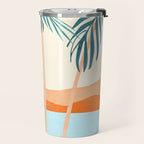 Palm Island Sunset Landscape Travel Mug Gallery Image 2