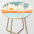 Palm Island Sunset Landscape Side Table Gallery Image 2