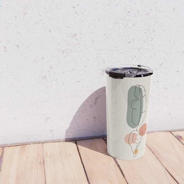 Cat and Plant 35 Travel Mug Gallery Image 4