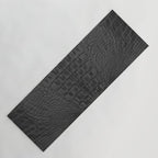 black crocodile skin Yoga Mat Gallery Image 1
