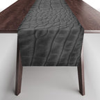 black crocodile skin Table Runner Gallery Image 1