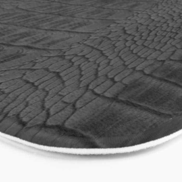 black crocodile skin Bath Mat Gallery Image 3