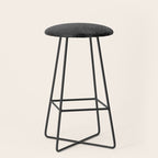 black crocodile skin Stool Gallery Image 1