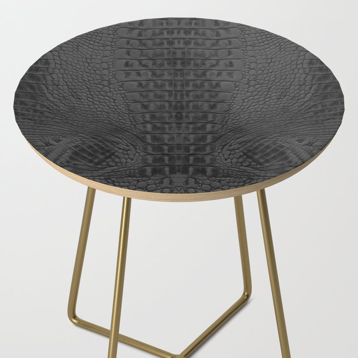 black crocodile skin Side Table Gallery Image 2