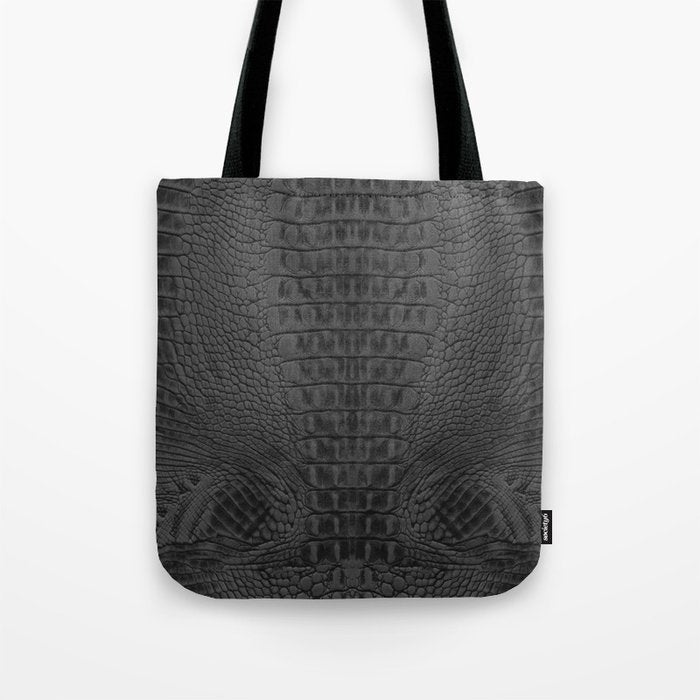 black crocodile skin Tote Bag Gallery Image 1