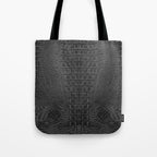 black crocodile skin Tote Bag Gallery Image 1