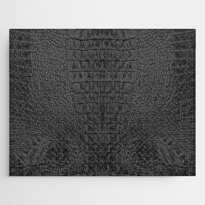 black crocodile skin Jigsaw Puzzle Gallery Image 1