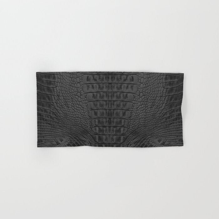 black crocodile skin Bath Towel Gallery Image 1
