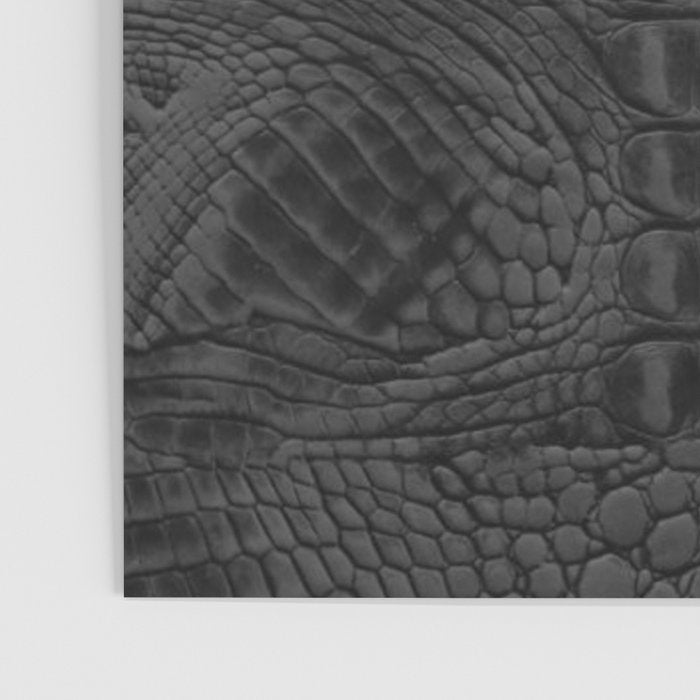 black crocodile skin Poster Gallery Image 3