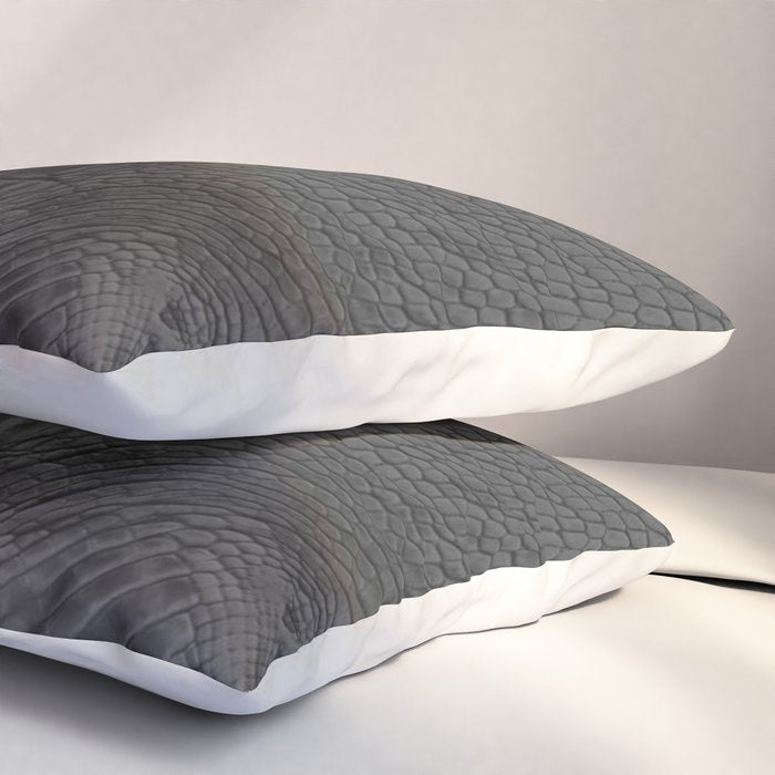 black crocodile skin Pillow Sham Gallery Image 3